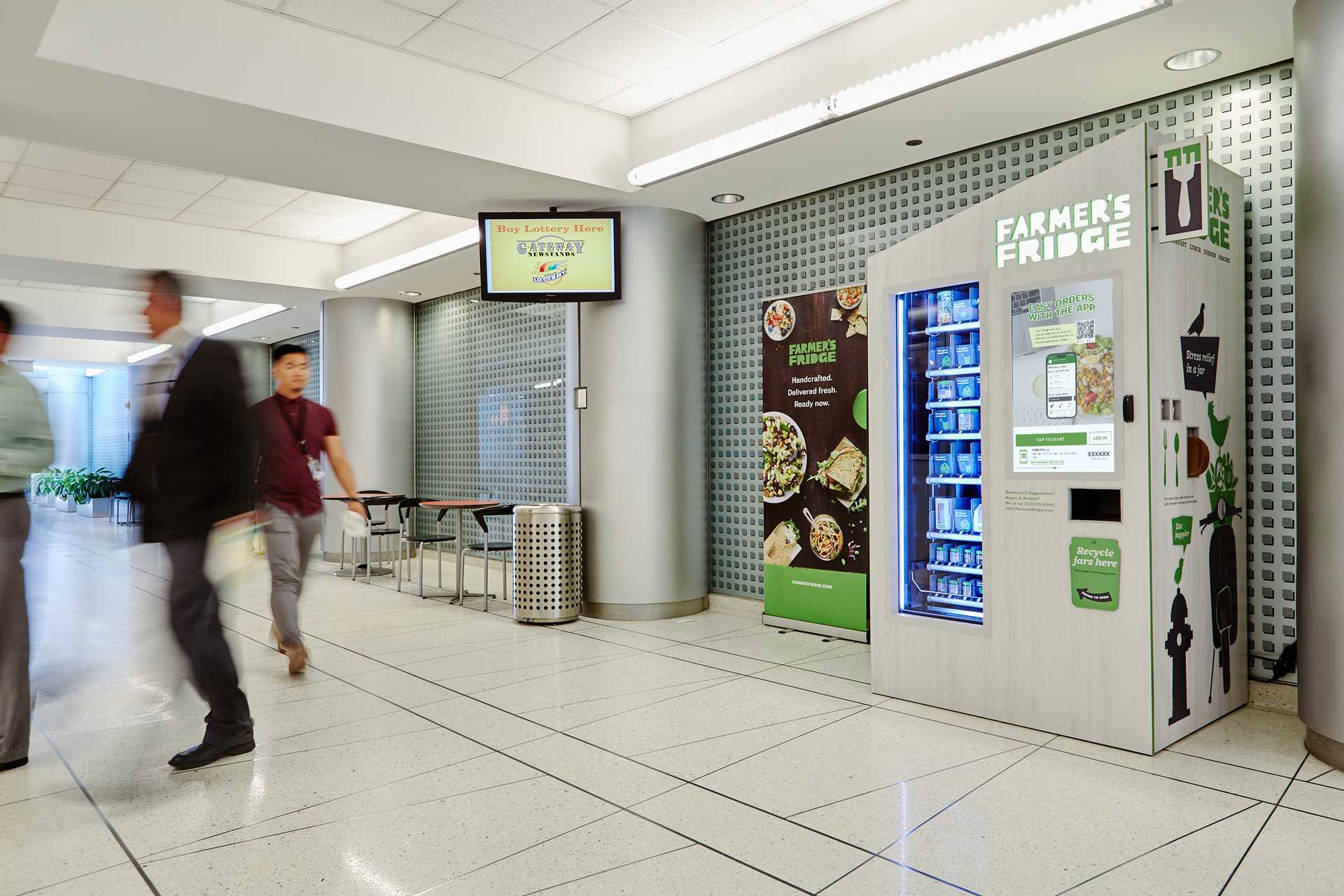 Photo of a Farmer's Fridge Kiosk